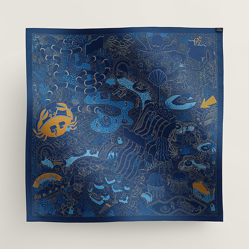 Splash Park double face scarf 90 | Hermès Mainland China Splash Park double face scarf 90 | Hermès Mainland China